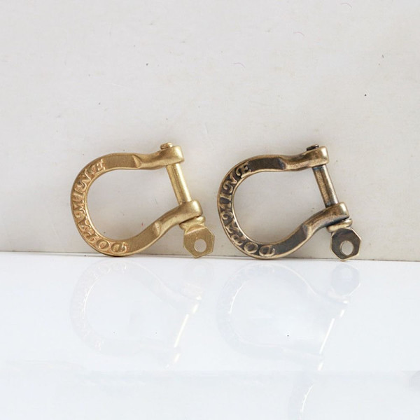 2 stk karabinkrok D buestifter 2,8X2,3CM1 1 2.8x2.3cm1