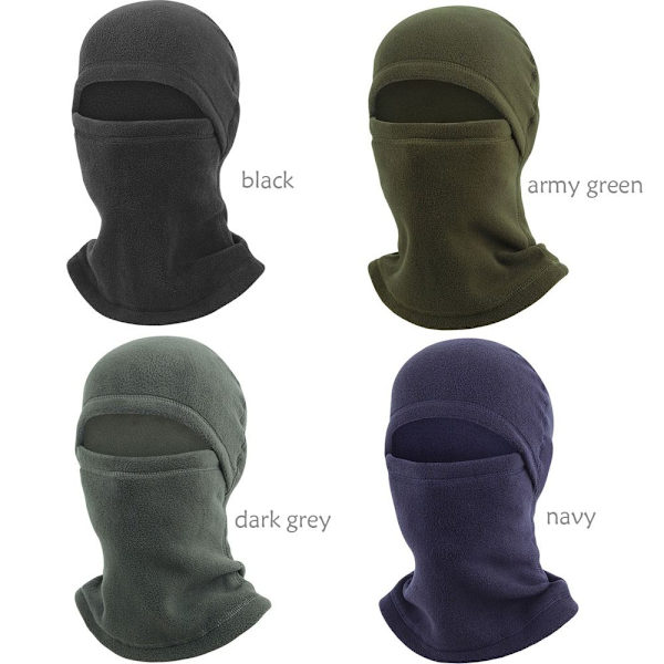 Balaclava Vinterhat MØRKEGRÅ dark grey