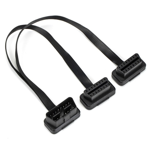 Bildiagnoseværktøj OBDII Extension Dual Connector Y Splitter