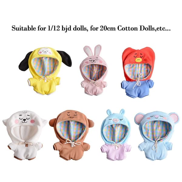 Nya söta kläder 20 cm docka Pyjamas 2 2 2