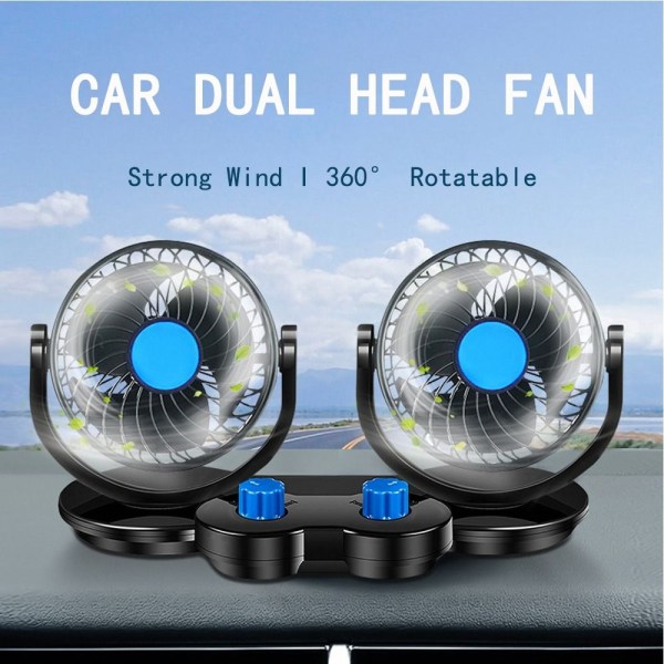 Bil Fläkt Dual Head Bilfläkt DUAL HEAD-24V DUAL HEAD-24V Dual Head-24V