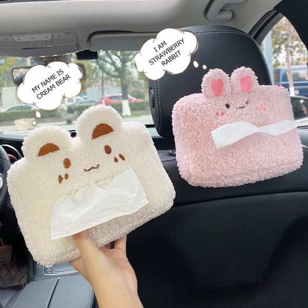 Car Tissue Box Tissue -pidike PINK Pink