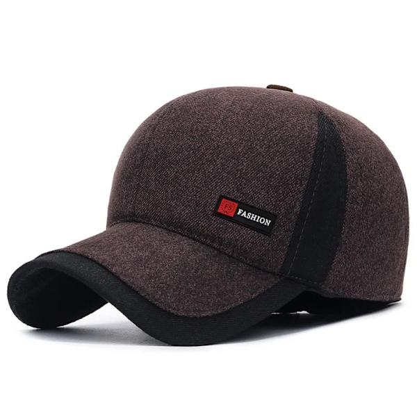 Talvihatut Miesten baseball cap MUSTA Black