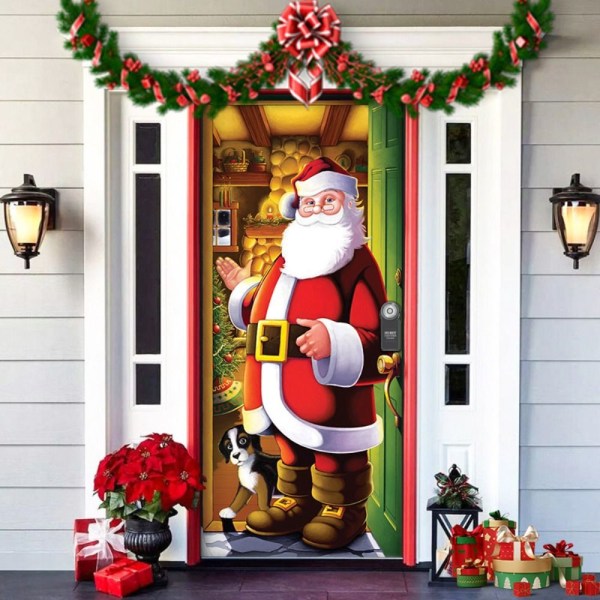 Christmas Elves Door Cover Bakteppe Banner 6 6 6