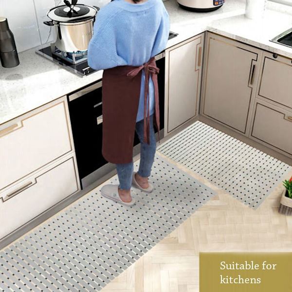 Badematte Badekarteppe SVART SORT Black