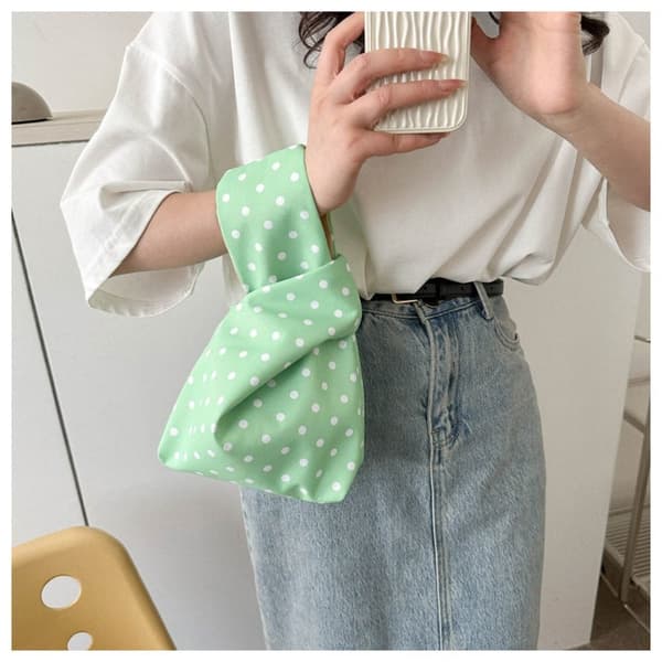Knot Wrist Bag Mini Håndveske BLÅ blue