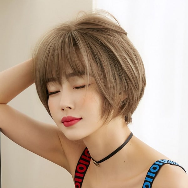 Short Wig Bangs Wig 2 2 2