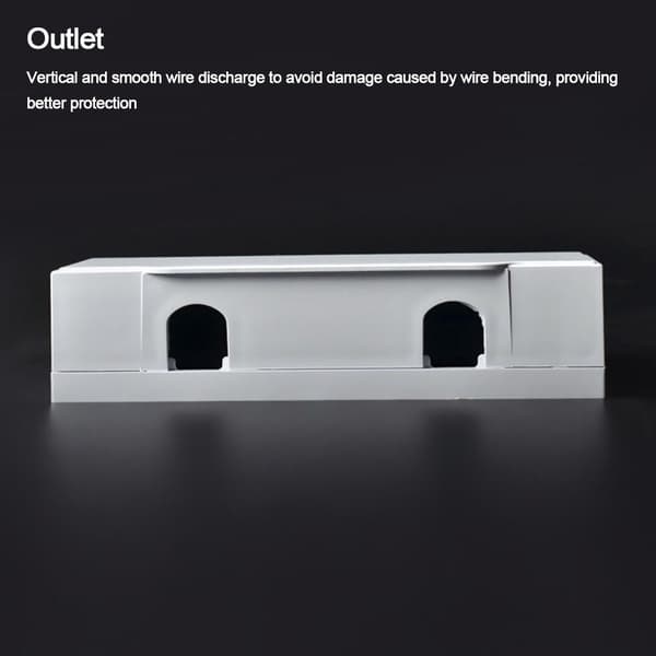 Switch Cover Sockel Vattentät Box VIT white