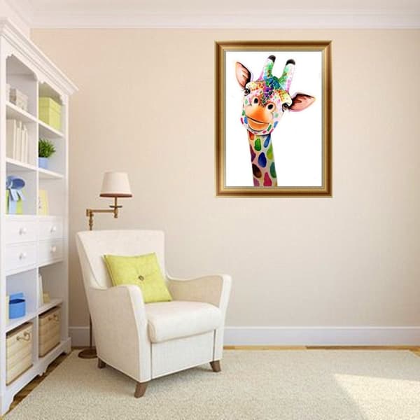 Diamantmaleri Kunstbilde SJIRAFF SJIRAFF giraffe