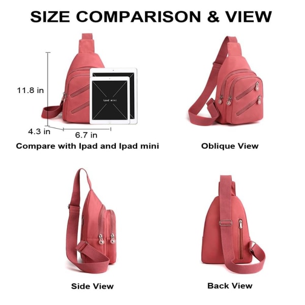 Crossbody-vesker Brystveske J J J