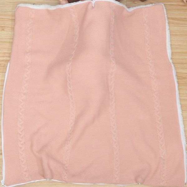 Nyfödd sovsäck Lammullsfilt LJUSROSA 70X35CM Light Pink 70x35cm