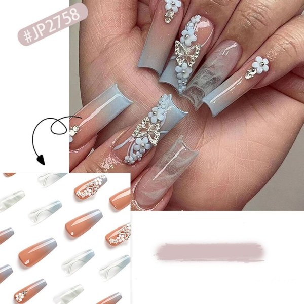 Falska naglar Fake Nails JP2758 JP2758 JP2758