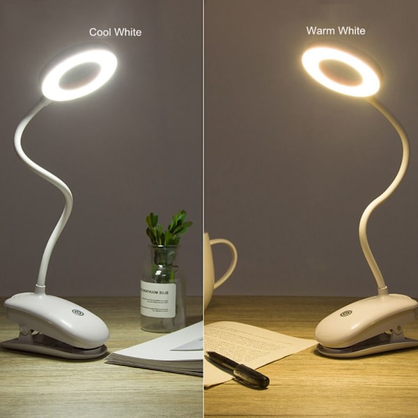 USB-clip-on skrivebordslampe LED Study Light Øjenbeskyttelseslamper