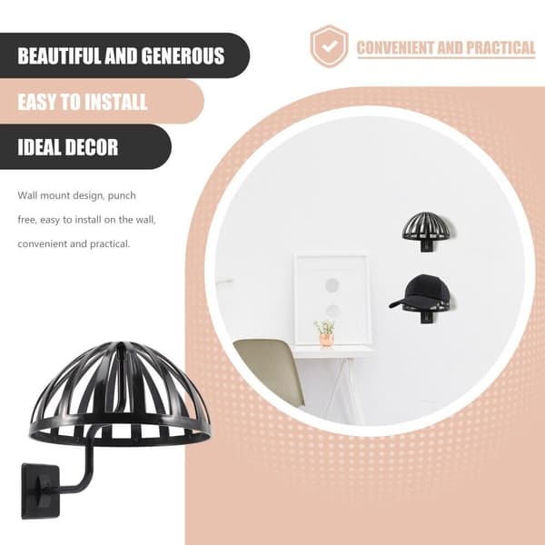 Hat Display Tool Peruukkinäytön pidike MUSTA Black