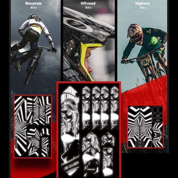 Bike Frame Protector Cykel Paster Guard D D D