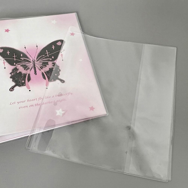 Butterfly A4/A5 Pärm Fotokortshållare A4WHITE BUTTERFLY WHITE A4White Butterfly