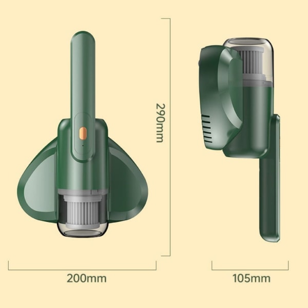 Sängyn pölynimuri Syväpatjapölynimuri VIHREÄ green