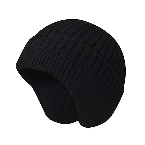 Vinterhatt Varm mössa SVART SVART Black