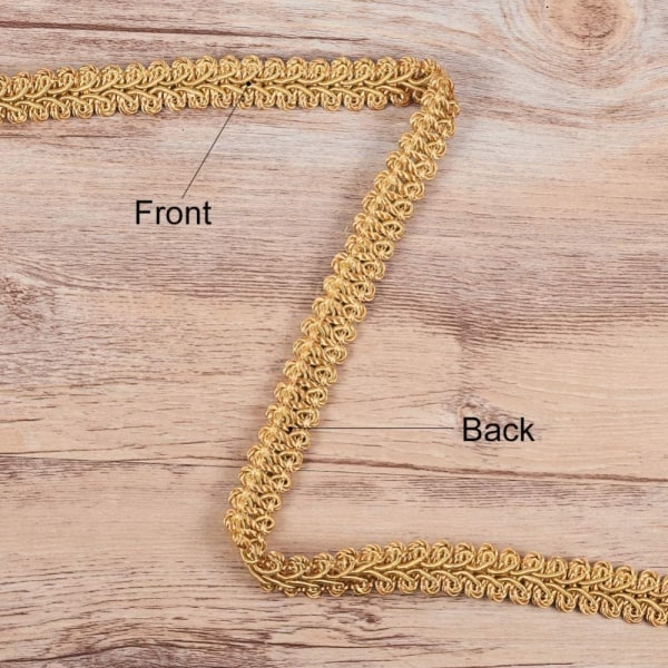 Gimp Braid Trim Vävt Tyg Trim Spets Trim