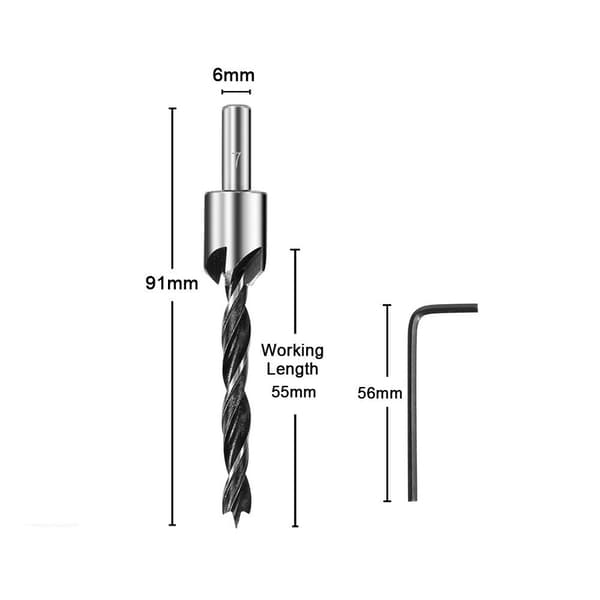 Borrømmer 6MM 6mm