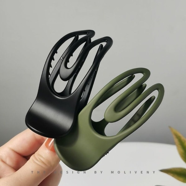Litteät hiusklipsit Hair Claw SININEN Blue