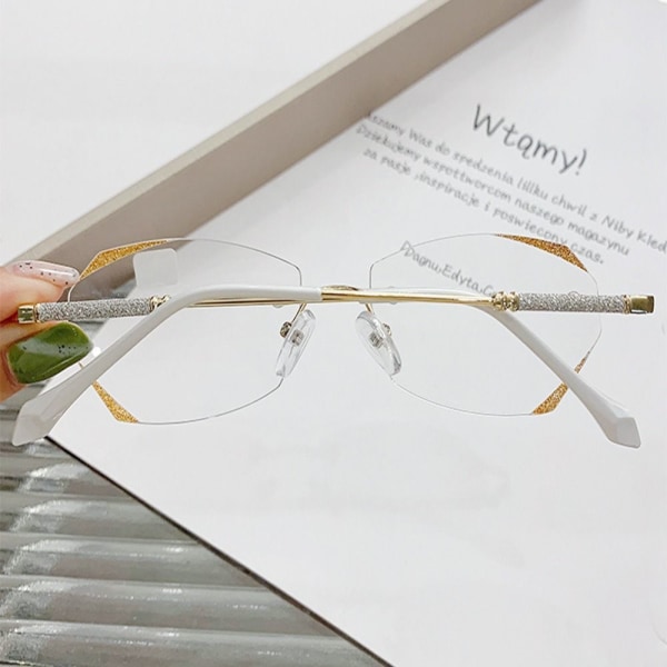 Myopia Glasses Anti-Blue Light Eyeglasses GOLD STRENGTH 400 Gold Strength 400