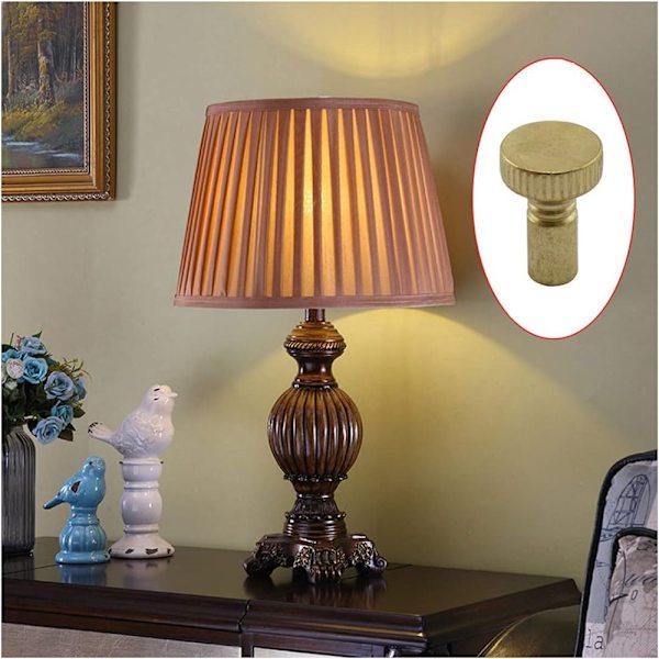 10-pack lampsockel Knopp utbyte metall
