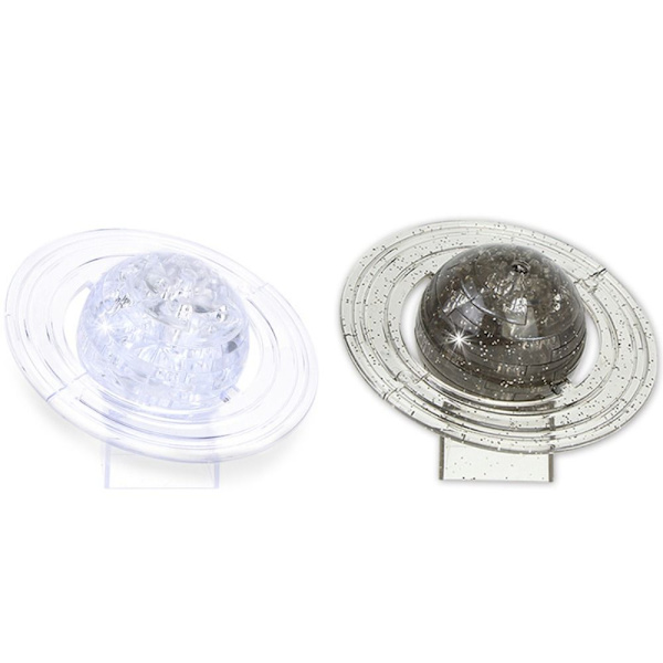 Crystal Puzzle Saturnus LÄPINÄVÄ transparent