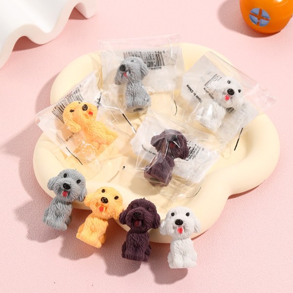 Animal Pencil Erasers Dog Cap Easters Desk Pet Erasers