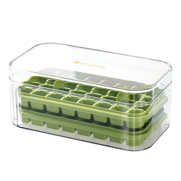 Ice Cube Bakke Ice Cube Maker Form GRØN 64 GRIDS 64 GRIDS Green 64 Grids-64 Grids