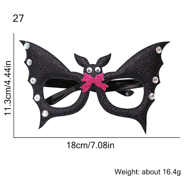 Halloween-briller Halloween-festrekvisita 27 27 27