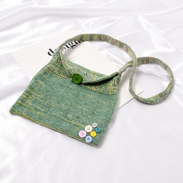 Strikkepose Tote Bag ORANSJE orange