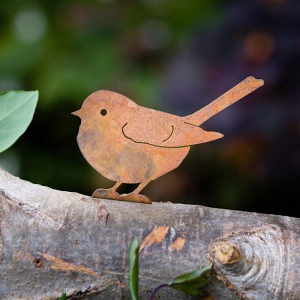 Rusty Metal Birds Bird Figurine C C C