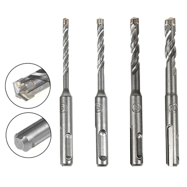 Krydsbor dobbelt spiralhammer 6MM 6mm