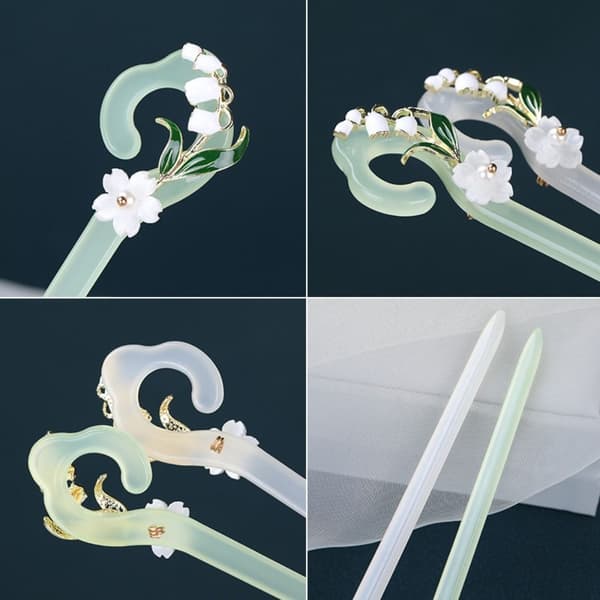 Hårspænde Blomster Form SÆT1 SÆT1 SET1