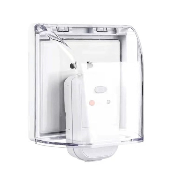 Switch Cover Sockel Vattentät Box VIT white