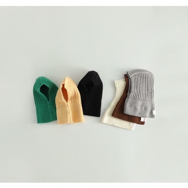 Newborn Skjerf Cap Solid Pullover Lue ROSA pink