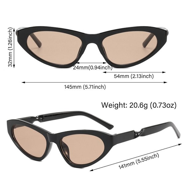 Ovale solbriller Cat Eye solbriller LEOPARD LEOPARD Leopard