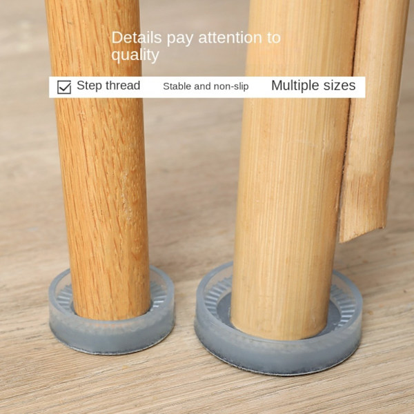Sengemøbler Risers Anti Vibration Pads GRÅ 45MMSQUARE SQUARE Grey 45mmSquare-Square