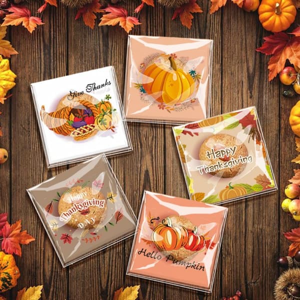 50/100 st Thanksgiving-godispåsar Godispåse A A A