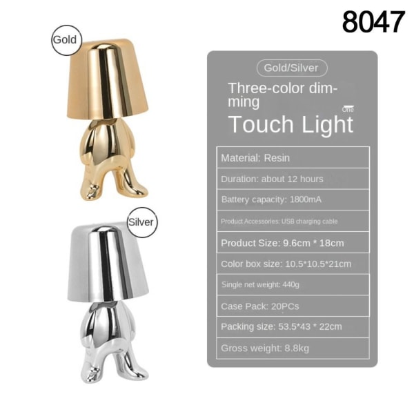 Bordlampe Golden Man 8047 8047 8047
