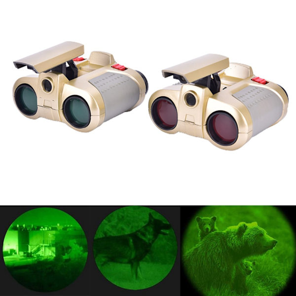 Night Vision Viewer kikkert RØD red