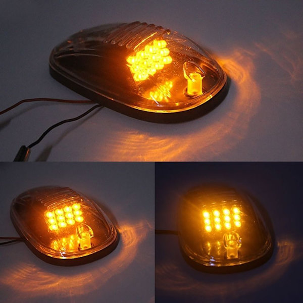5 stk LED førerhuslys Lastebil førerhuslys SVART black
