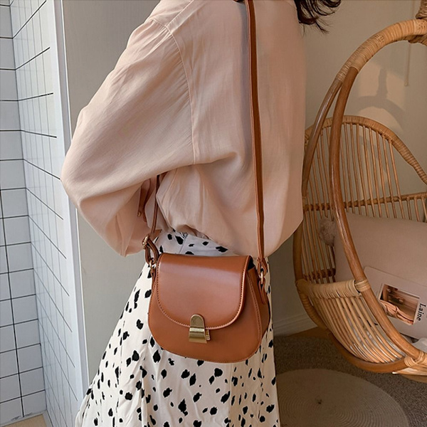 Messenger axelväska Crossbody väska BRUN brown
