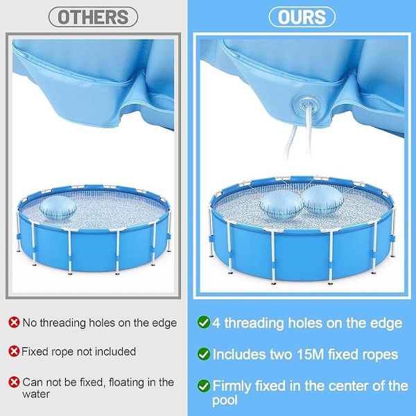 Poolkuddar Cover 2ST 2ST 2pcs