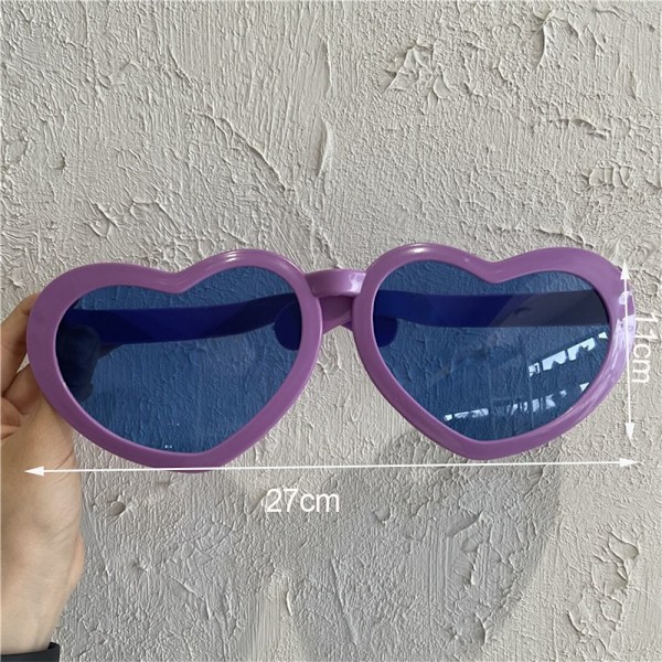 Isot lasit Peach Heart lasit SININEN Blue