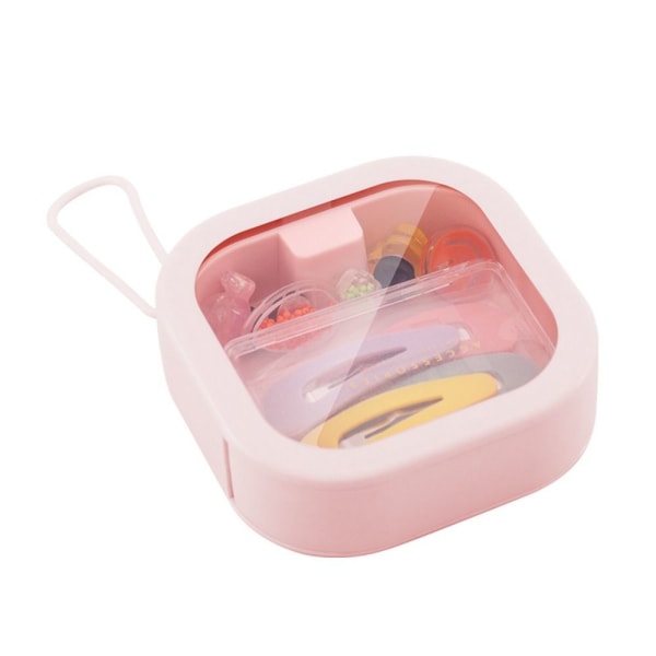 Mini Opbevaringsetui Desktop Orangizer Box PINK pink