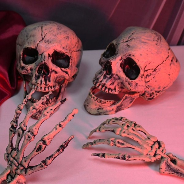 Halloween Decoration Props Simulation Skeleton Hand Bone SKULL Skull Hand