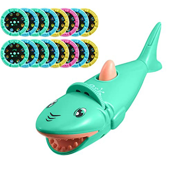 Sarjakuva Shark Projector Luminous Projection Taskulamppu VIHREÄ Green