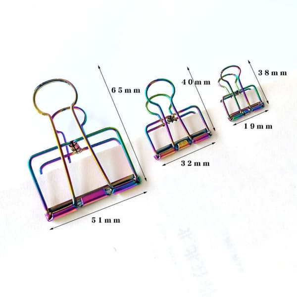 6 stk Wire Clips Postkort kunstverk